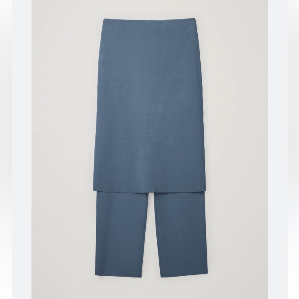 COS All - In - One Skirt Trousers Blue Size M